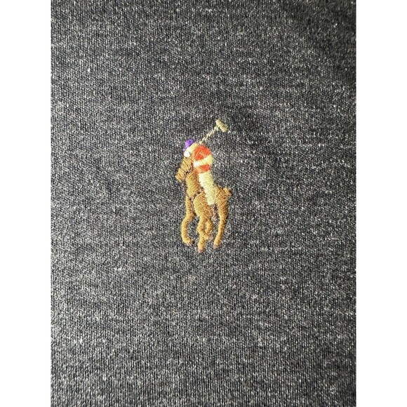 Polo Ralph Lauren Dark Gray Short Sleeve Multicolor‎ Pony Polo Shirt Men's 3XB - Picture 3 of 9